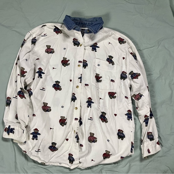 Vintage Quizz Again Teddy Bear Shirt - Picture 1 of 6